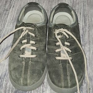 Dansko Leather Upper Fabric Lining Gray Casual Comfort Shoes - Size‎ EU 40
